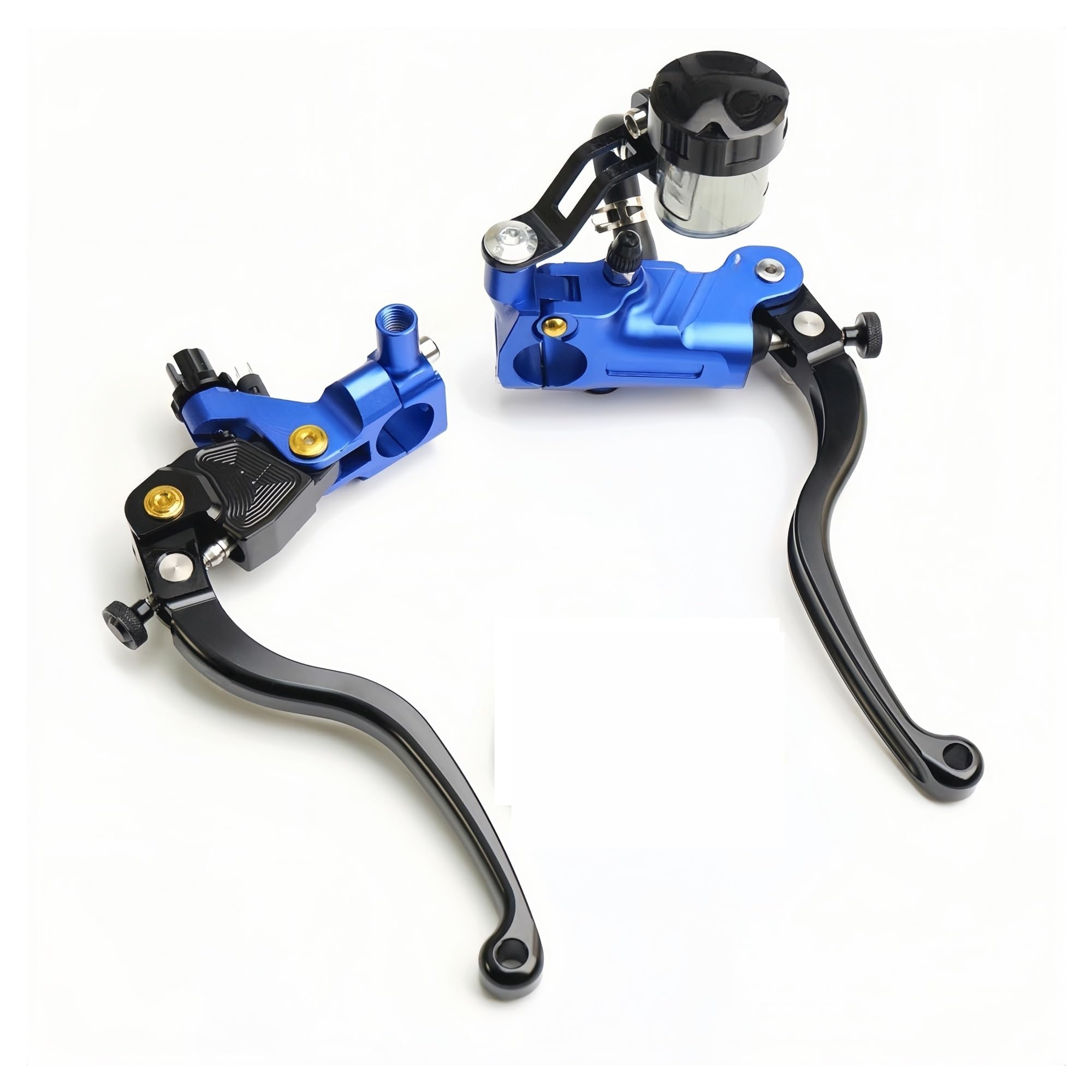 Riderai Blue Motorbike Clutch Levers 19Rcs Racing Motorcycle Clutch Lever, Left Perch Line Cable 22Mm(Blue)
