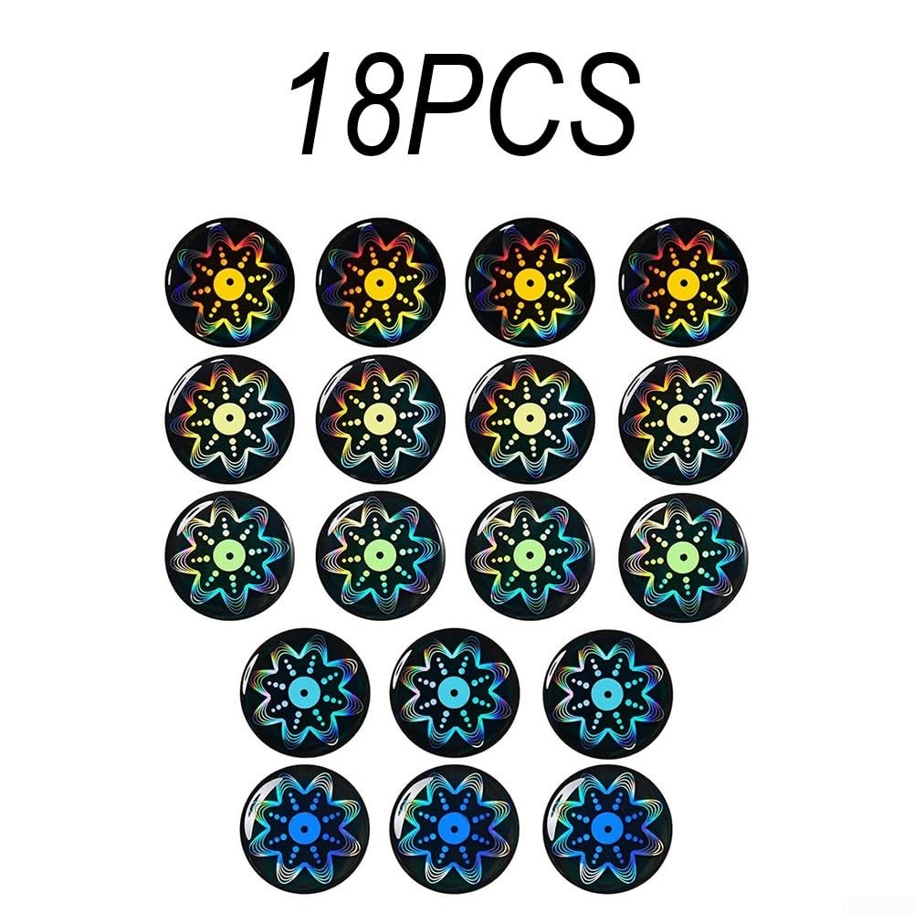 Eawfgtuw Lot de 18 autocollants bloqueurs de champs électromagnétiques pour appareils électroniques, protection anti-radiations pour téléphones portables, tablettes, ordinateurs, application facile,