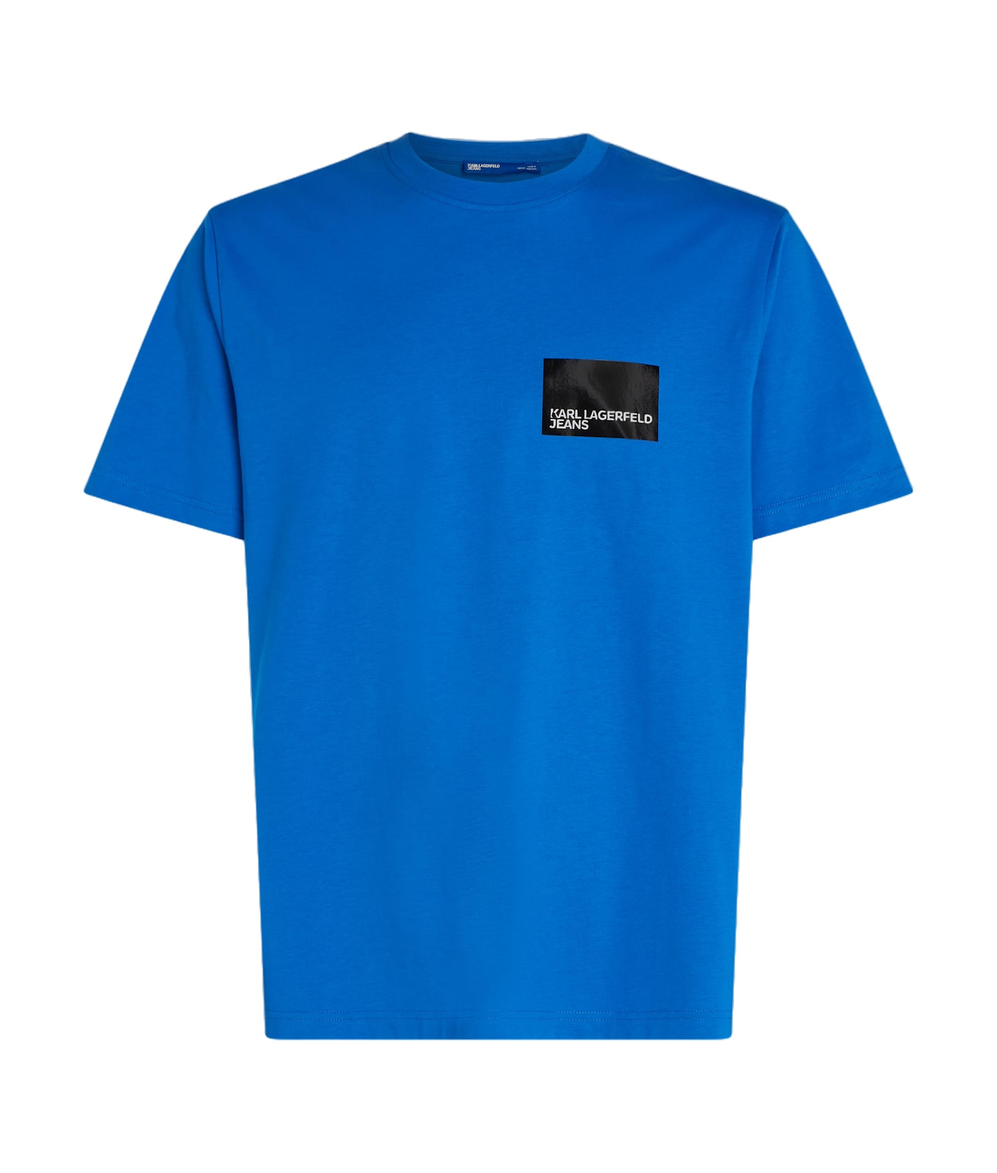 Karl Lagerfeld Jeans Men Regular Short Sleeve Logo T-Shirt KLJ Blue XS