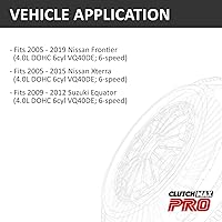 Vista 2 de ClutchMax PRO - Kit de embrague OEM resistente compatible con Nissan Frontier 2005-2019 Xterra 2005-2015 2009-2012 Suzuki Equator 6 velocidades 4.0L