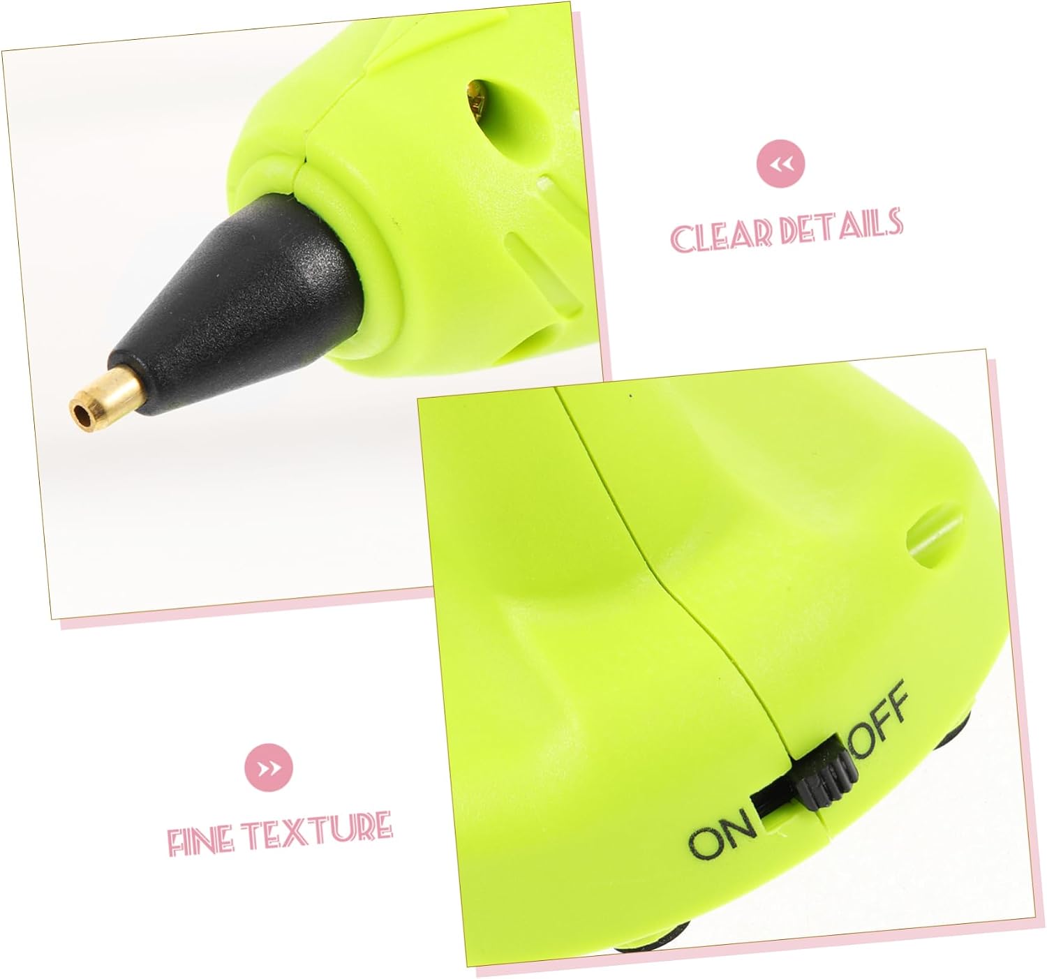 Hot Glue for Crafts Portable Quick-heating Ergonomic Trigger Diy Repair Tool Strong Adhesive Force for Home Use
