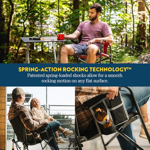 image for GCI Outdoor Freestyle Rocker XL Portable Folding Rocking Chair and Out