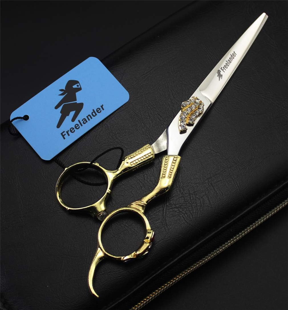 ヘアカットシザーセット、プロのステンレススチールヘアハサミ、サロン