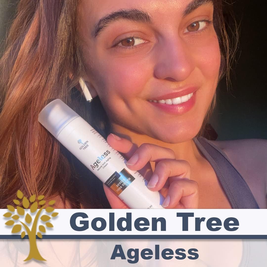 Golden Tree Ageless Anti-Wrinkle Face Cream, Day and Night Face Moisturiser for Dry Skin - Image 3