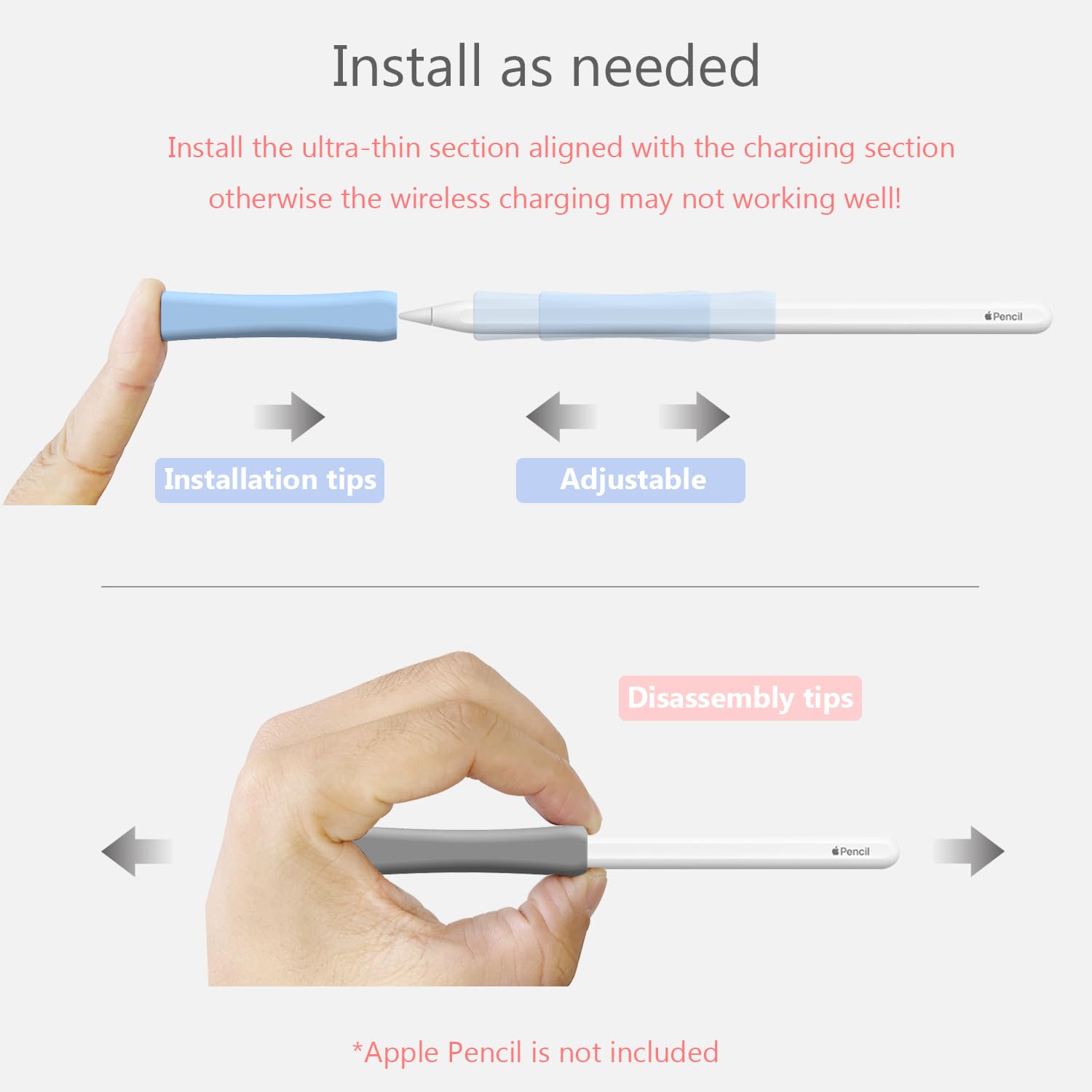 Amazon.com: SIXFU Grip Designed for Apple Pencil Pro/ 2nd