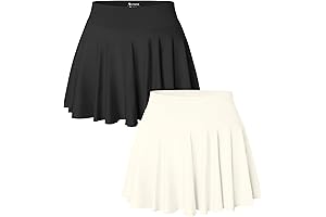 Women Comfy 2-in-1 Versatile Stretchy Cream Skirts