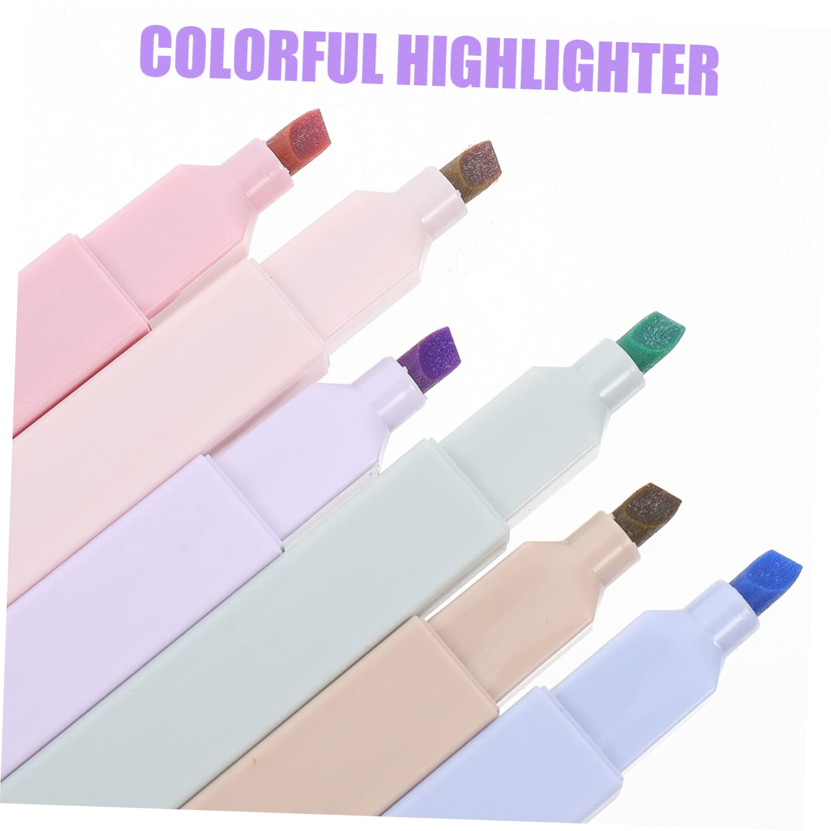 MAGICLULU 3 Set 12 Pennarelli Evidenziatori Colorati Set Di Pennarelli Per Prendere Appunti Evidenziatori Per Studenti Per Prendere Appunti 6 Pezzi*3