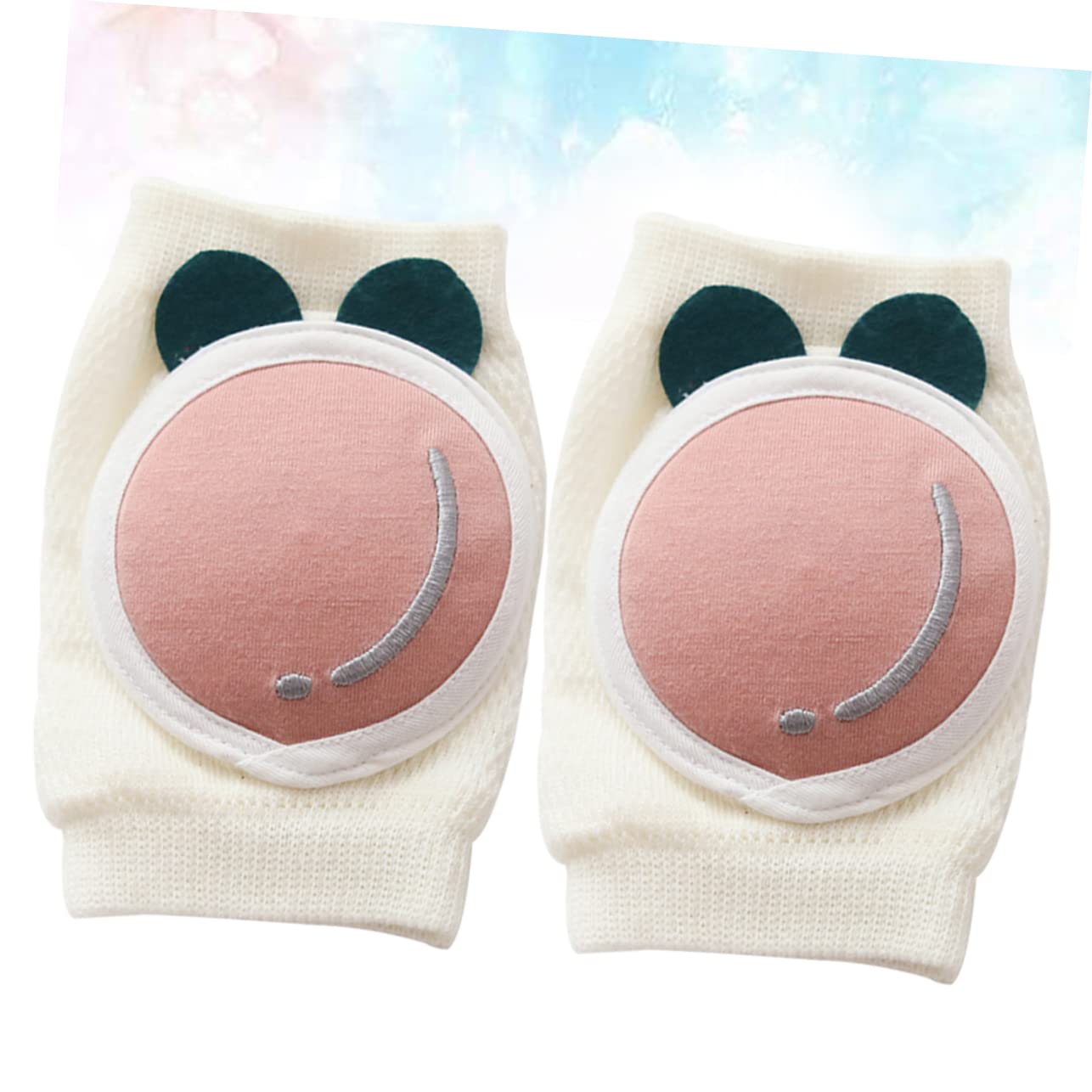 TOGEVAL Elastic Toddler Kneepads Baby Crawling Protector Soft Socks Comfortable Infant Kneepads Breathable Material