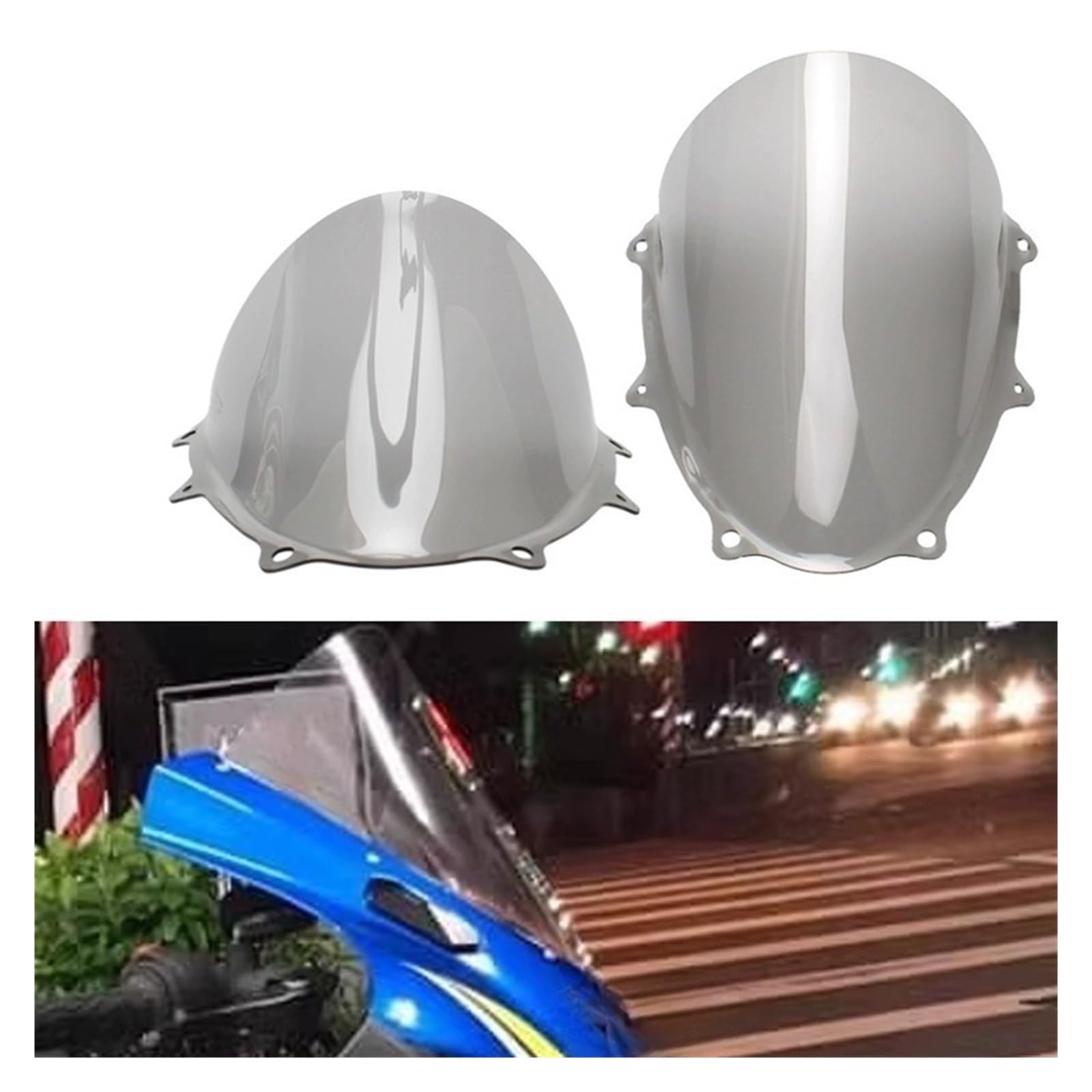 Parabrezza Parabrezza Deflettore Protezione Per Per Vento Schermo Per Suzuki GSXR1000 GSX R 1000 GSX R1000 2018 GSXR GSX-R 1000 2017-2021 Anteriore paravento