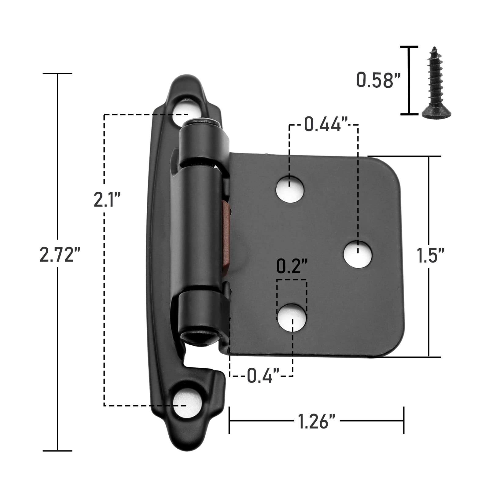Charnières Blum à Fermeture Automatique (boîte De 50) - Argent Métal