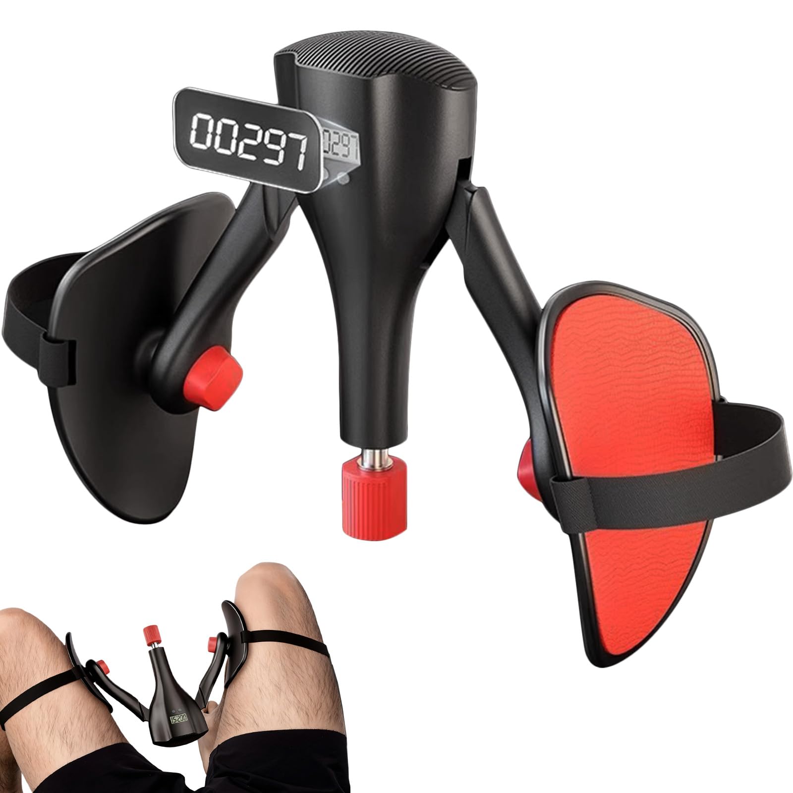 Adjustable Resistance Pelvic Floor Trainer with Counter, 99 LB Thigh Master for Inner Thigh, Hip & Kegel Exercises, Home Workout Equipment for Men & Women