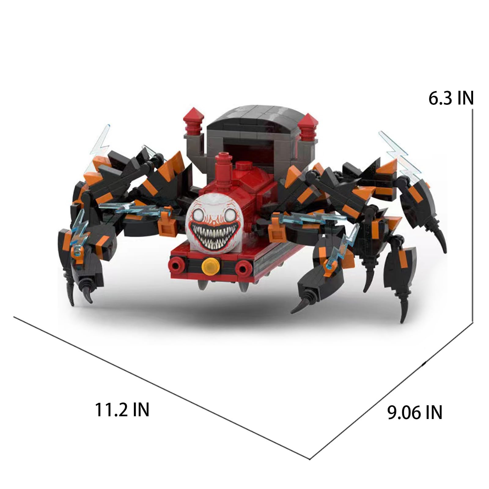 Amazon.com: Choo-Choo Charles Figure Building Block Set, Horror