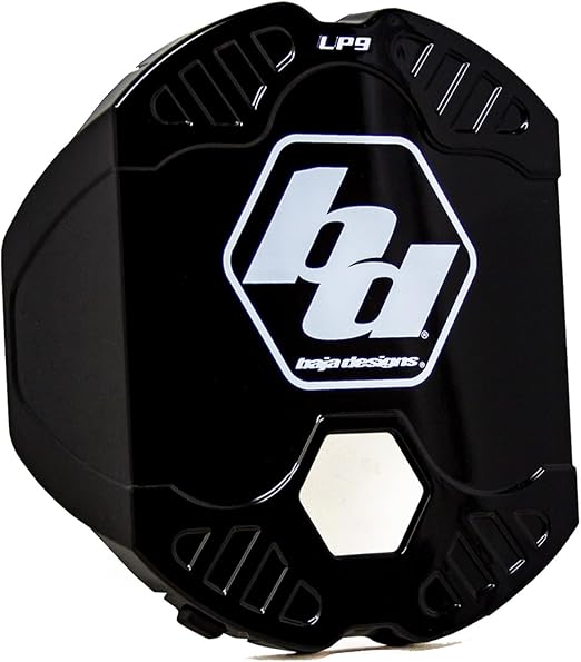 Baja Designs Rock Guard for LP9 LED Offroad Lights, Single Light Cover fits LP9 Pro, Sport, Racer Series LED Pods, Snap-on Design, Black