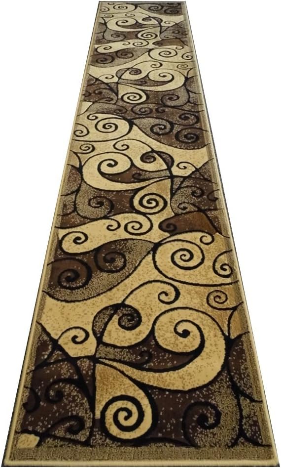 Modern Runner Rug Design Gallery 23 Berber (2 Feet 4 Inch X 10 Feet 11 Inch)