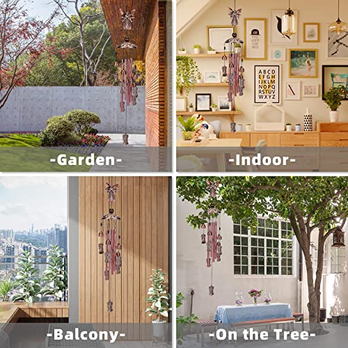 Grednfhat Elephant Wind Chimes For Outside Elephant Gift, Unique Windchimes Garden Decoration Outdoor Clearance Copper Wind Chime Christmas Birthday Gifts For Women Mom Grandma (Elephant) #TOP6