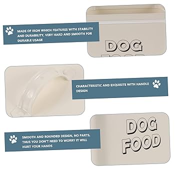 未使用 ドッグフード キャニスター 容器 琺瑯 犬 サプリメント クッキー 91bfcoNmowL.jpg