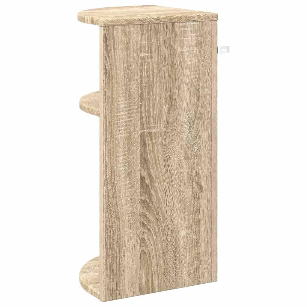 vidaXL Stolik końcowy Dąb Sonoma 29,6 x 29,6 x 60 cm
