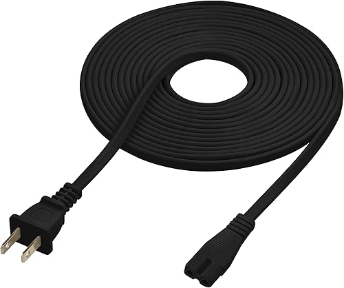Miniatura 6 de Cable de alimentación polarizado extralargo de 25 pies compatible con pantallas inteligentes Vizio, Insignia, JVC TV LED Smart Screens y Vizio Sound