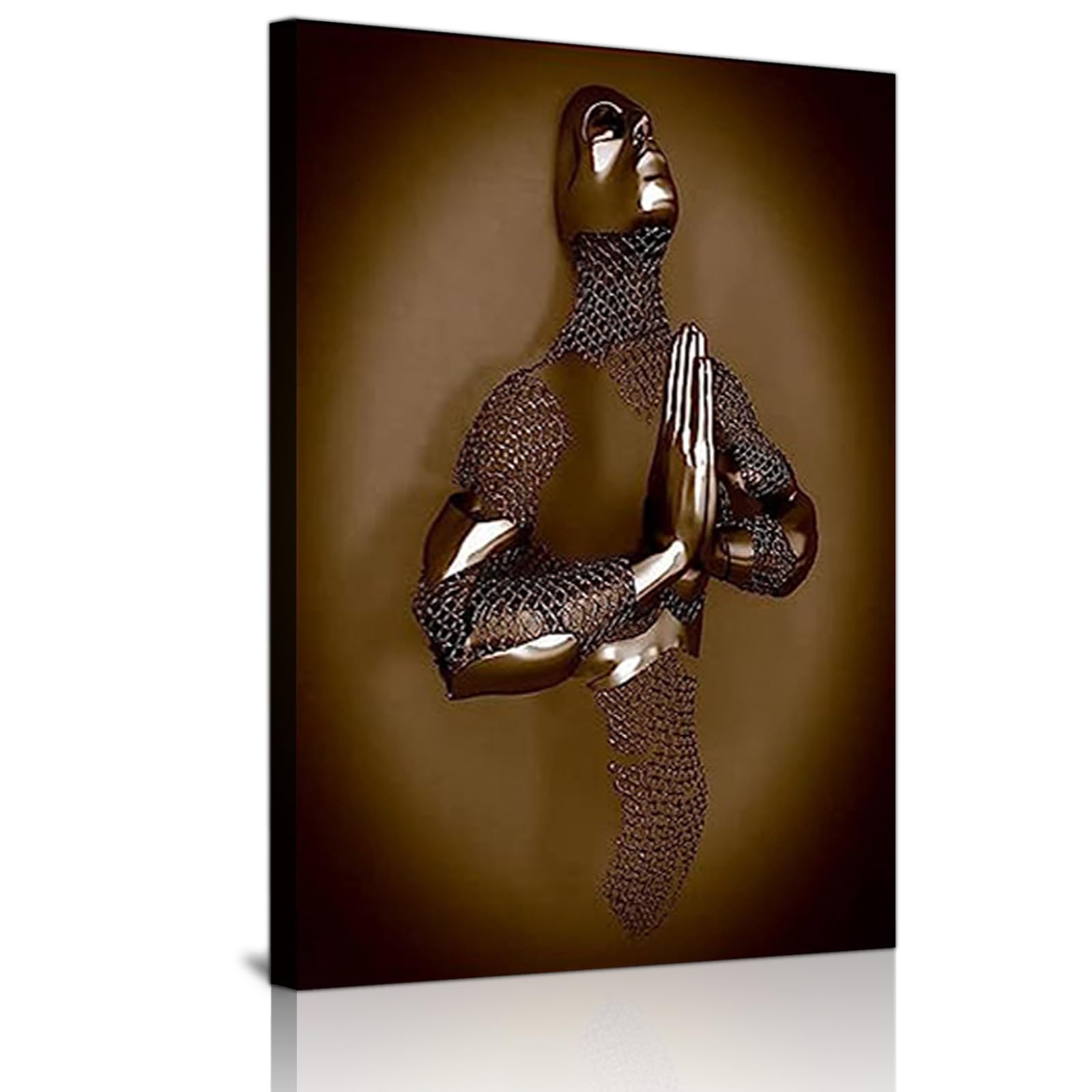 WADBTP Moderno Abstracto Romántico Figura Metálica Escultura Arte Mural de Pared Amor Efecto 3D Abrazando Decoración del Hogar Cartel, Sin Marco (Estilo 4,80 x 120 cm x 1)
