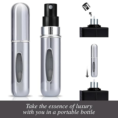 Miniatura 6 de Perfume para hombre intenso 3.4 oz EDT Spray Eau de Toilette  Set de regalo con vela de soja perfumada y atomizador de perfume de viaje vacío