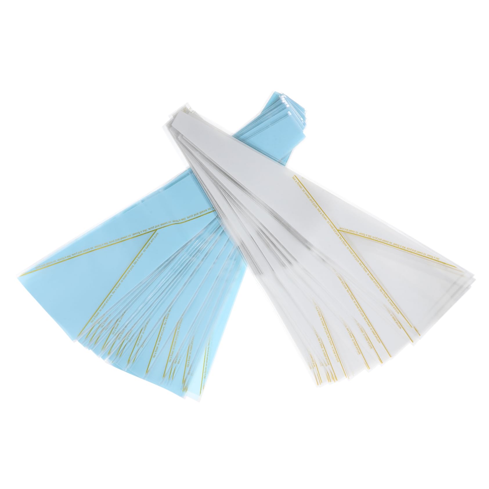 FOMIYES 50pcs Single Rose Sleeve 2 Packs Flower Wrapping Materials Easy to Use for Festivals