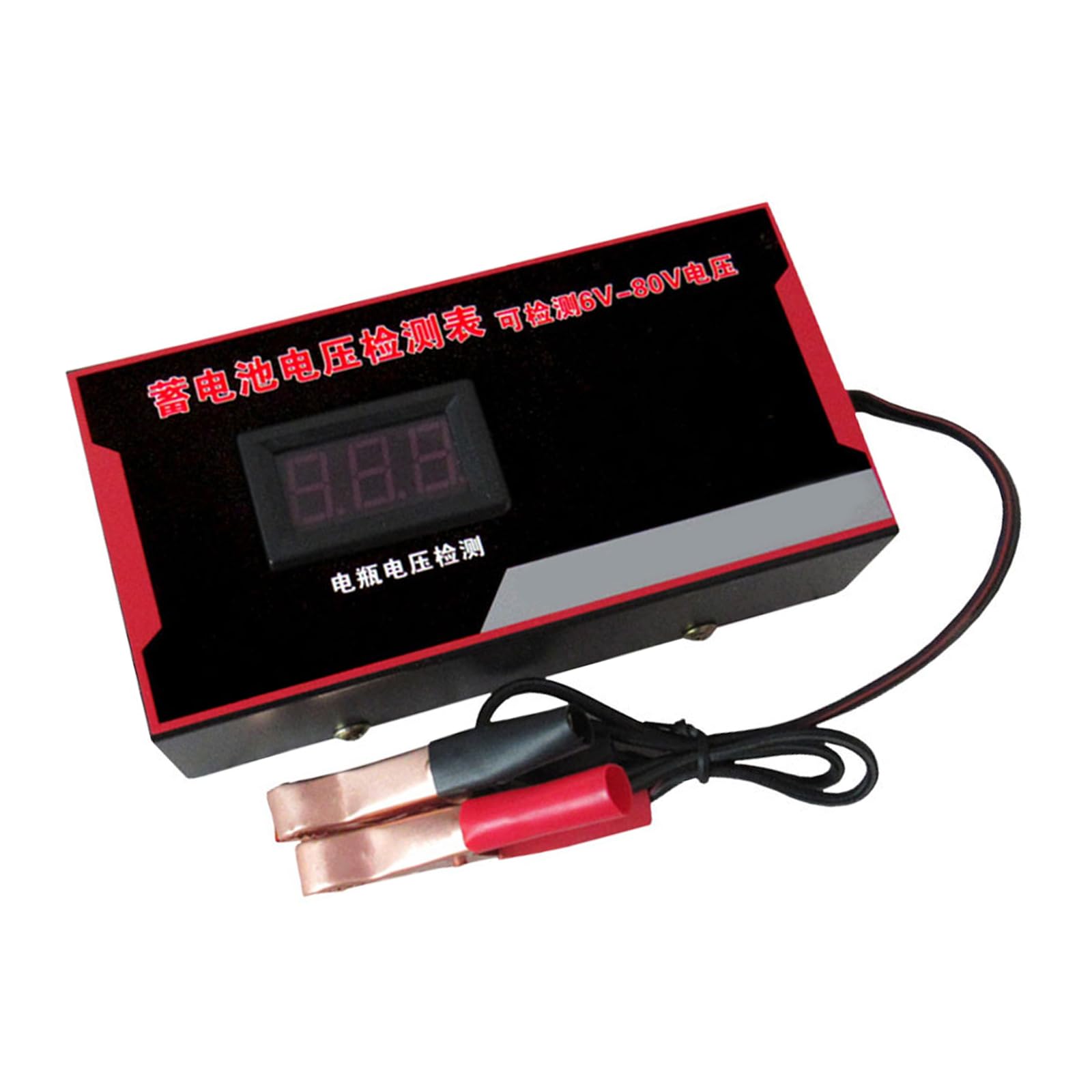 Accurate Digital Voltmeter Small Size for 6V 12V 24V 36V 48V 60V 72V 80V Acid Batteries Used in Electric Vehicles Guide Acid Battery Potential Meter