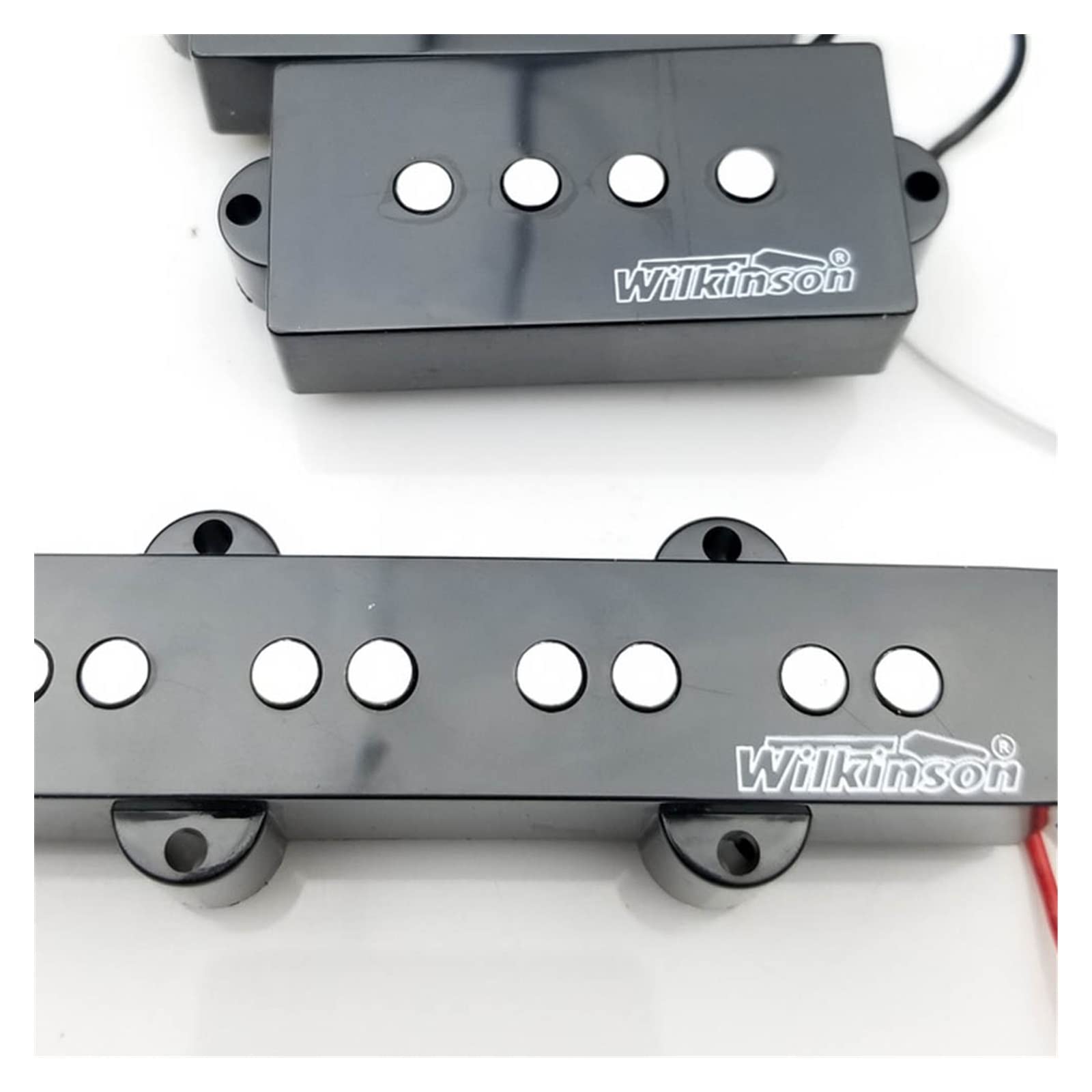 Guitar Pickups Professional and Practical 4 Strings Electric Bass Guitar Pickup Set Fit for Bass Guitar DIY Parts