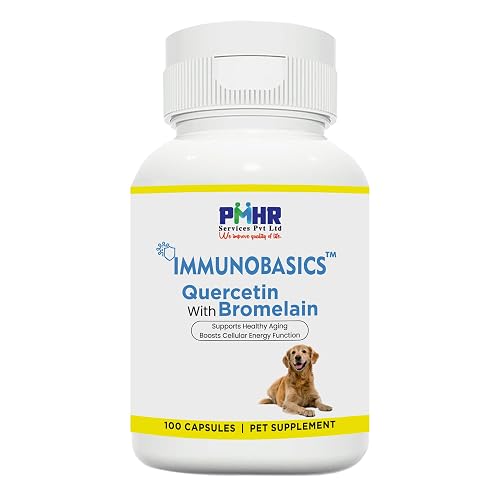 Quercetin and Bromelain Capsules for Dogs and Cats Itchy Skin