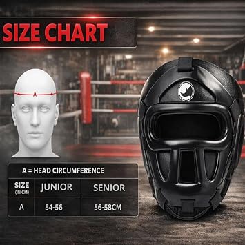 MAXSTRENGTH Boxing Head Guard, MMA Training Head Gear Helmet, Removable Face Grill, Full Face Protection, Kickboxing Taekwondo Karate BJJ Training Headgear, Ear Nose Mouth Protector