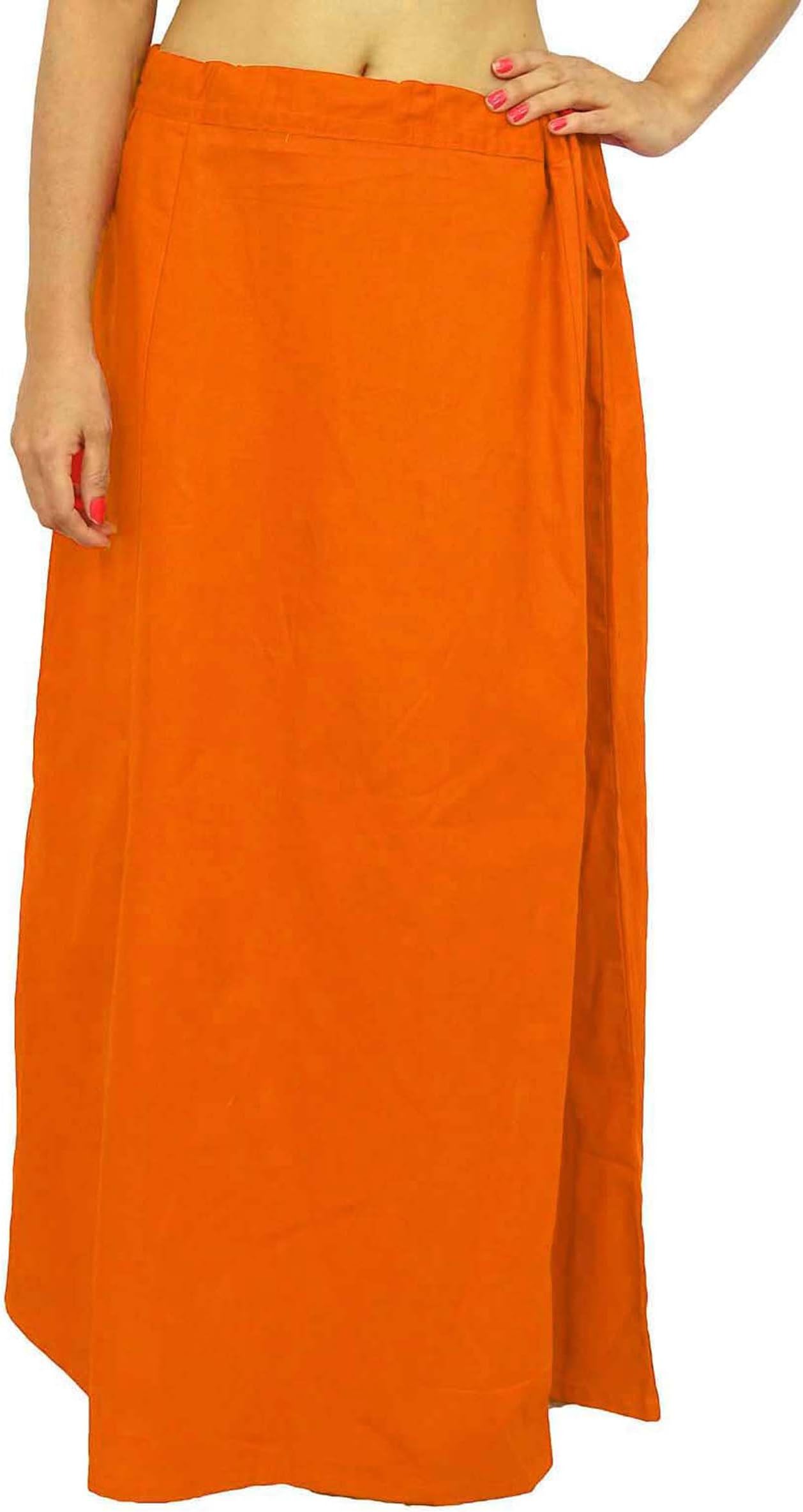 Saree Petticoat Underskirt Cotton Bollywood Indian Lining For Sari Gift For Women