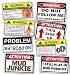 Funny ATV Warning Decal Off Road MUD 4x4 Sticker Pack Set