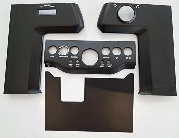 Panel Pops Formfitting Cover for the Breville Barista Express BES870/BES870XL Espresso Machine Custom Color Panels Black