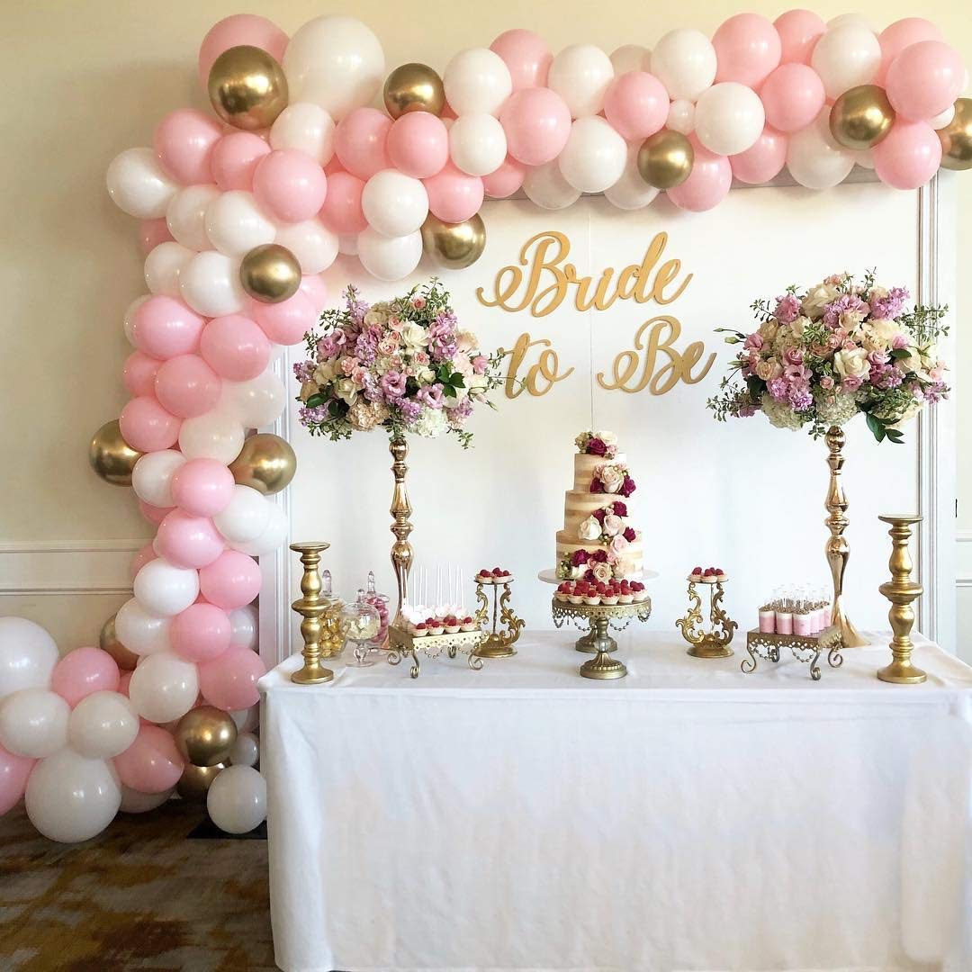 Pink golden balloons decoration Clearance