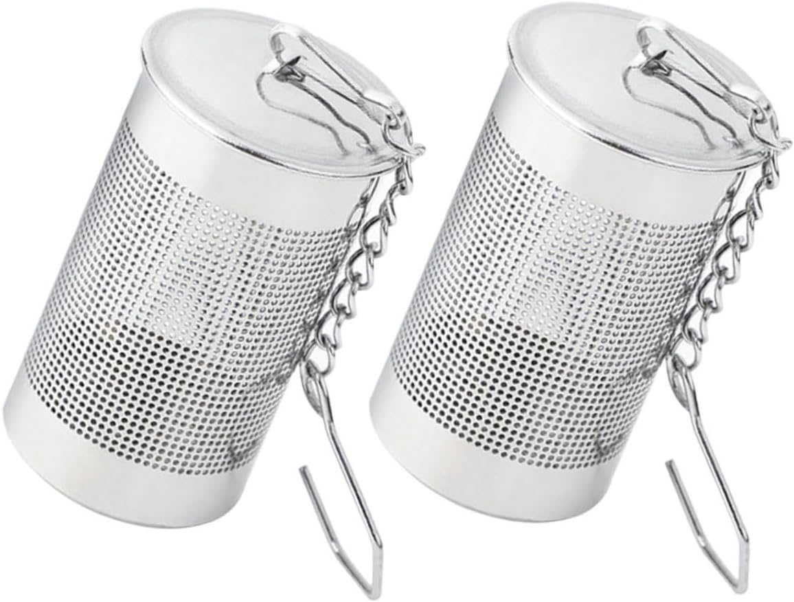 2pcs Stainless Steel Tea Mesh Strainer for Loose Tea Leaves