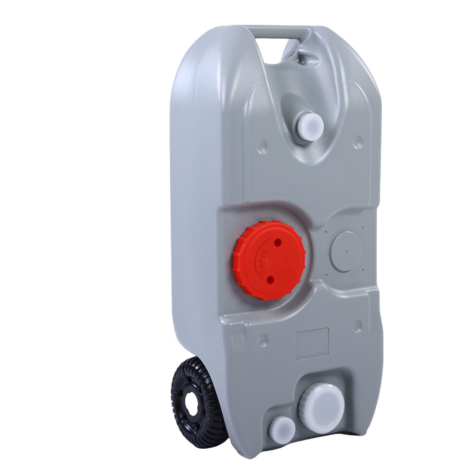 10,6 Gallonen 40L Wassertank, Tragbarer Camping-Wasserbehälter, Aufbewahrungskrug mit Rädern und Griff, Ideal für Wohnmobile, Camping und Outdoor-Aktivitäten