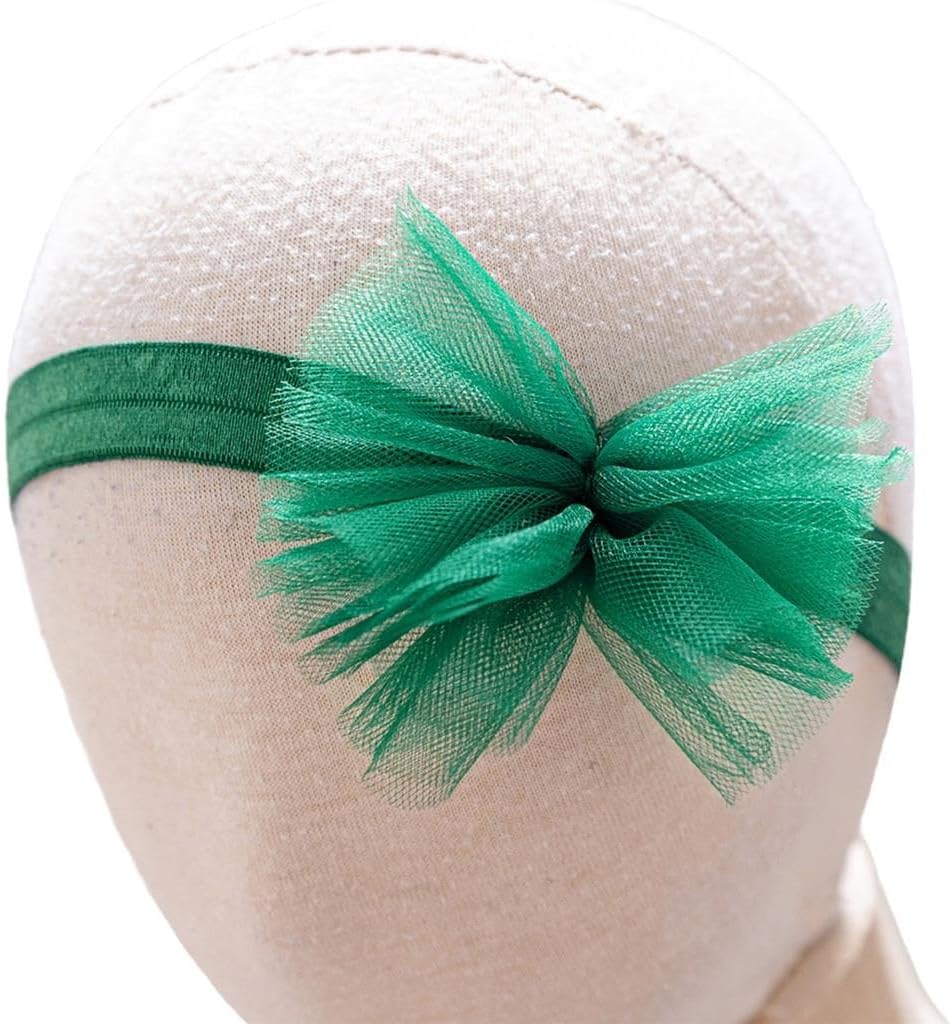 Dressy Daisy Baby Girls' Flower Girl Dress Tulle Ball Gown with Headband for Wedding, Party, Pageant or Special Occasions - Image 6