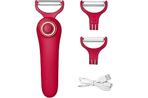 Automatic Potato Peeler Electric, 3 Stainless Steel Blades