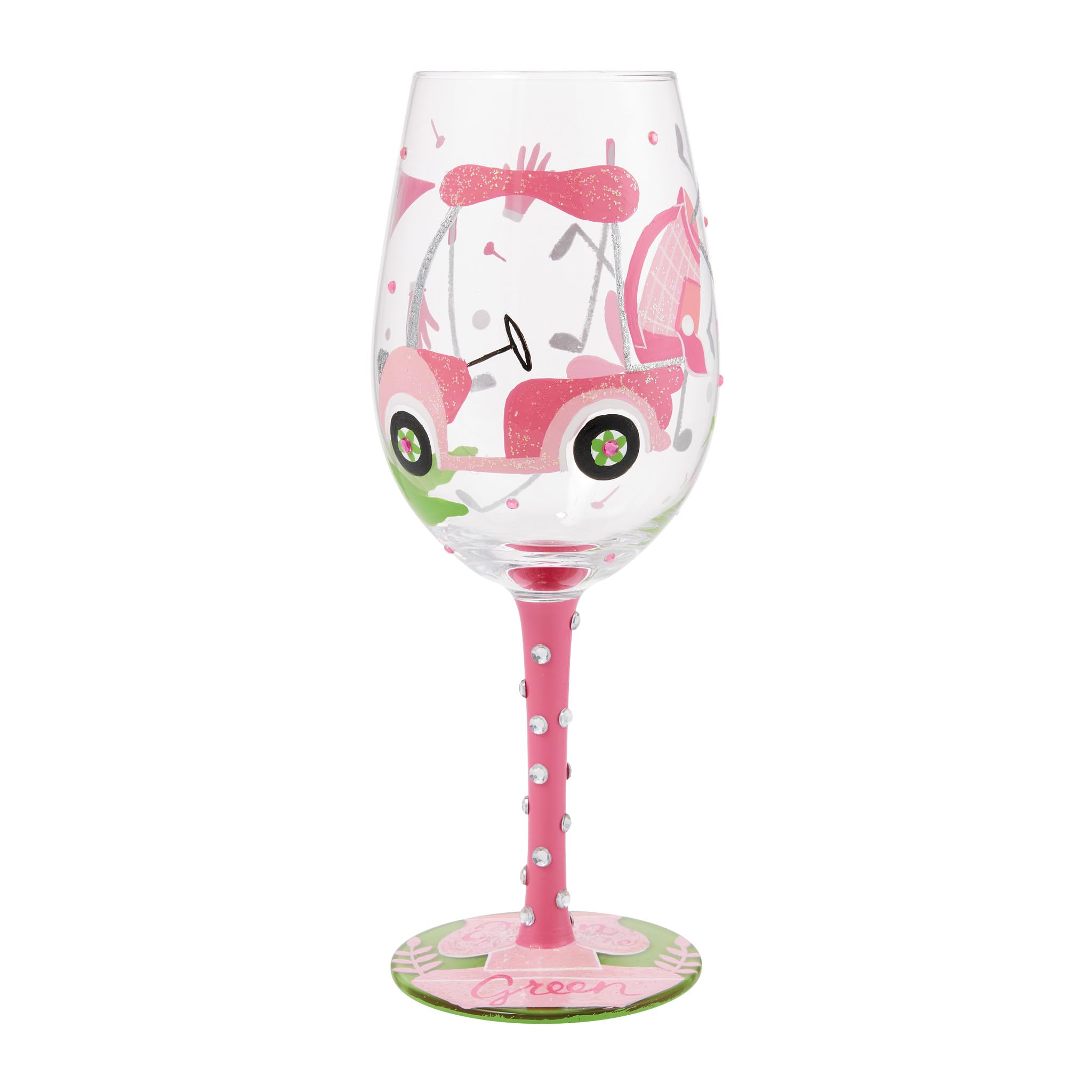 Verre à vin Lolita Queen of The Green original grand calice pour collectionneur et oenologie