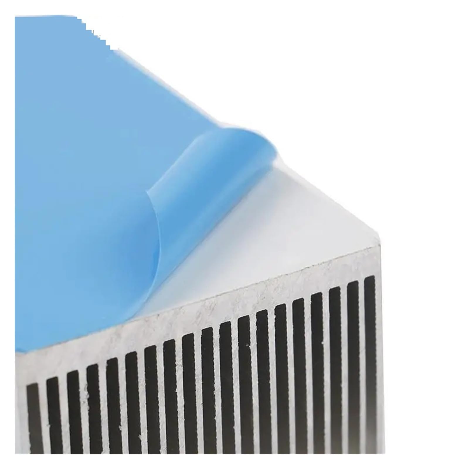 1 dissipatore di calore in alluminio, 60 x 60 x 39 mm, 100 x 60 x 39 mm, per radiatore con chip LED IC ad alta potenza con nastro termico (100 mm)