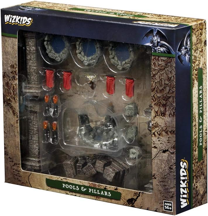 WizKids Dungeons & Dragons Fantasy Terrain Pools & Pillars
