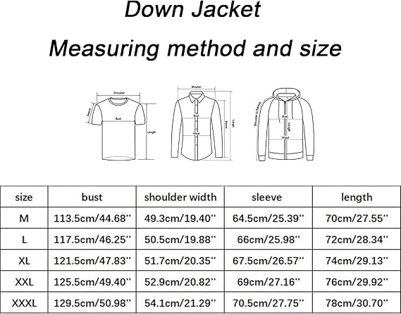 UPCOT Men's Down Coat, Lightweight Water Resistant Puffer Jacket Coat, Shiny Down Hood, Men's Winter Coat, Fashion Parka Coat, blue