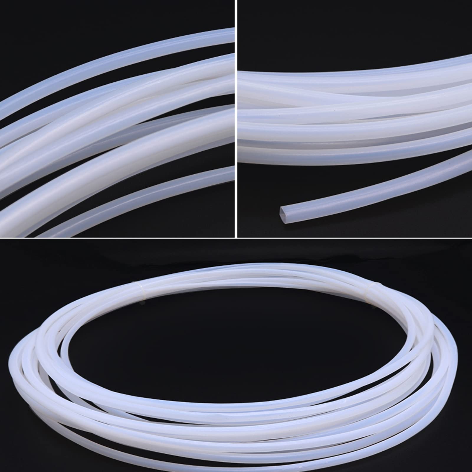 tubo in silicone, Tubo flessibile trasparente resistente alla temperatura(1.2 * 2.8Mm)