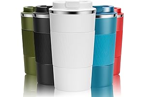 17oz Insulated Travel Coffee Mug: Cold Proof Thermal Tumbler To-Go