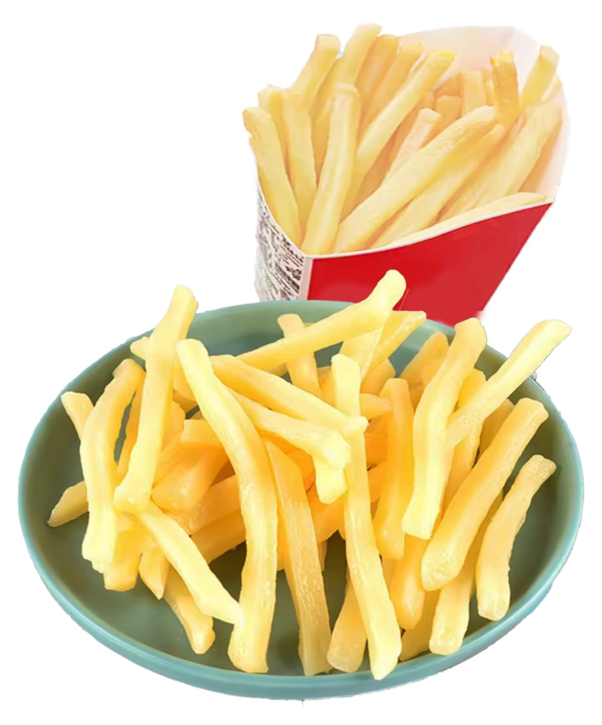 Japanese Food Sample French Fries 30 Pieces PVC Replica Display Props