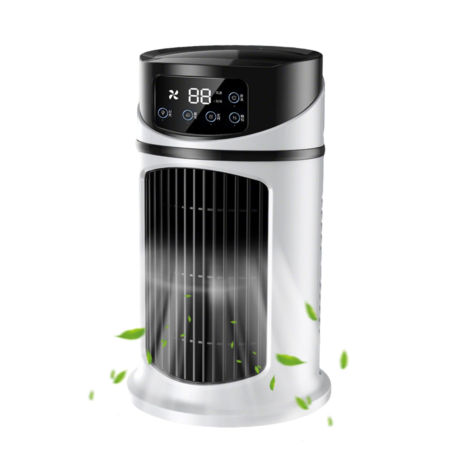 Rafraîchisseur d'air portable compact pour contrer la chaleur au salon et bureau