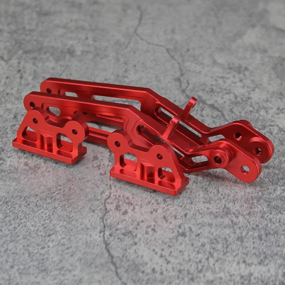 Aluminum Heavy Duty Wing Mount For Arrma Typhon/Talión 6s BLX – Red (Fits 1:8, 1:10 Buggy/Monster Truck)