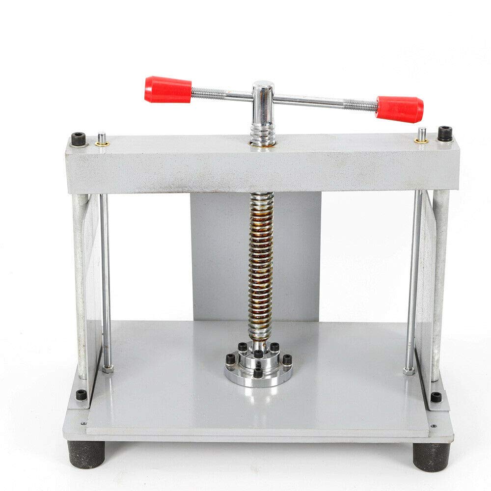 Professione Rilegatrice Spianatrice manuale in acciaio inox A4 con barra di bilanciamento Pressione massima 1500 kg Spianatura e formatura per fatture Libri contabili