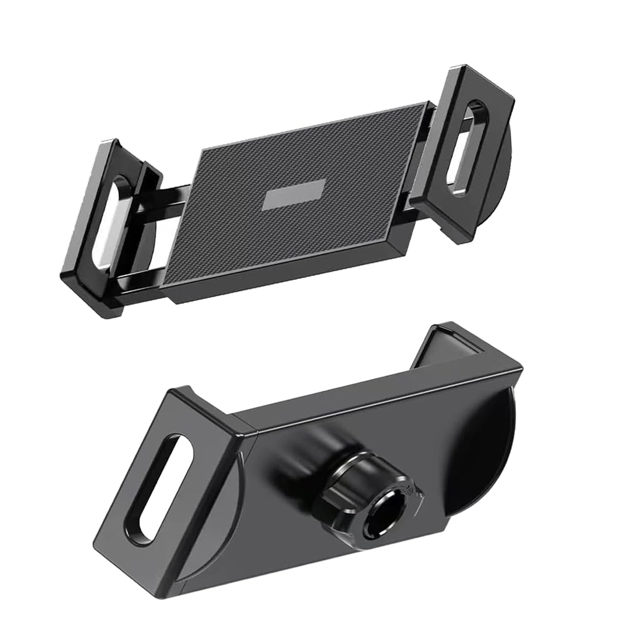 タブレットスタンド スマホ ホルダー 360度回転可能 高さ調節可能 主体調節でき 折り畳み式 フレキシブルアーム 寝ながら 根元強化 下垂防止 4.5インチ~12.9インチ 便利スタンド (ブラック)