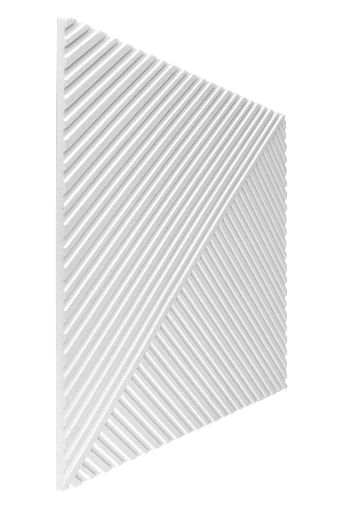 MARBET DESIGN Pannelli da parete 3D in polistirolo, bianco, 50 x 50 cm, rivestimento da parete, isolamento termico (5 m² ED-10), decorazione da parete, pannello in polistirolo