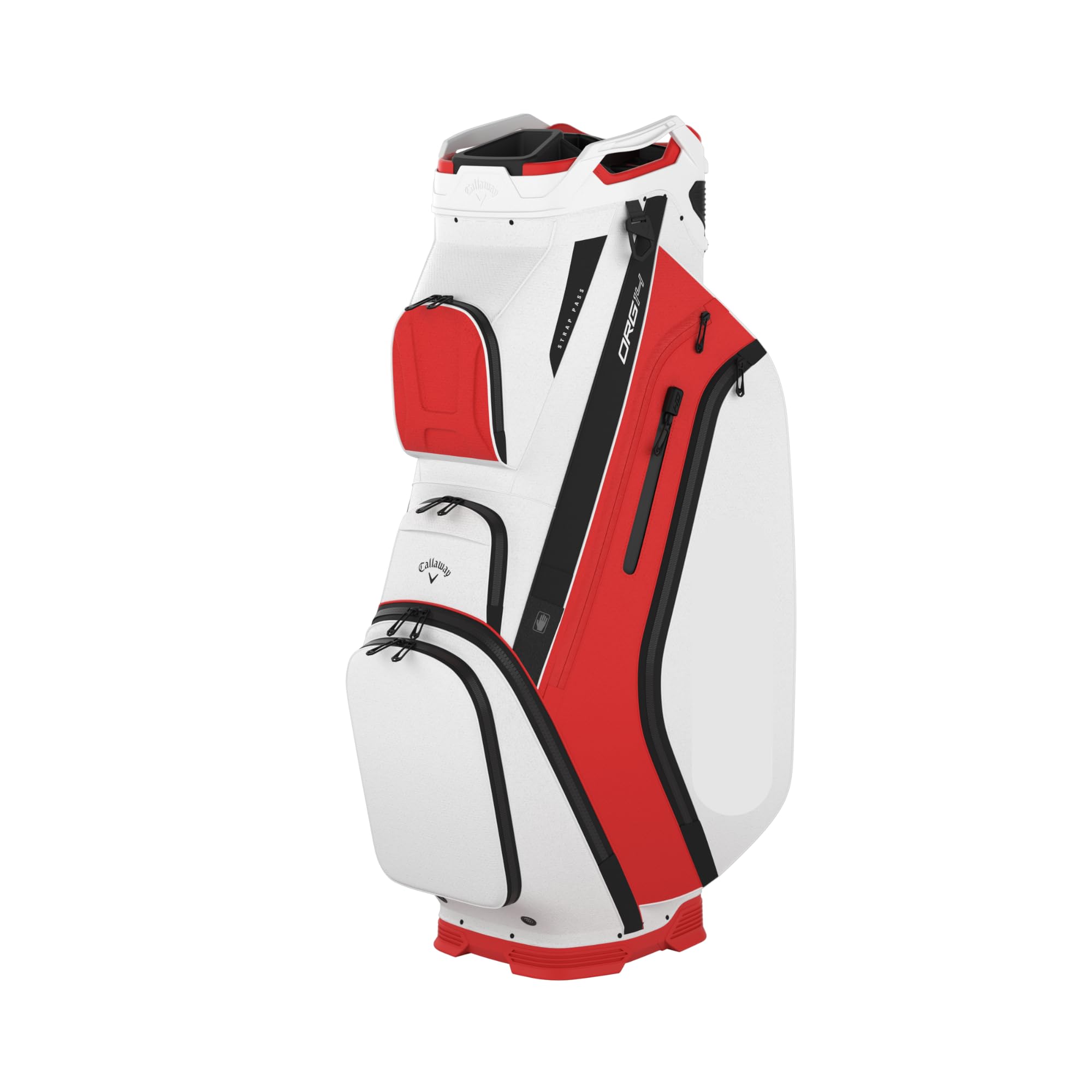 Callaway Golf Org 14 Golf Bag (Org 14, No Logo, White/Fire)